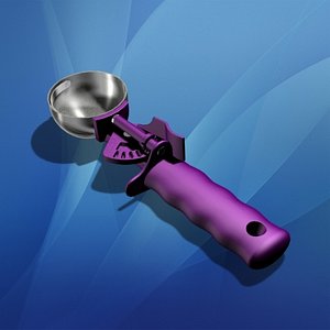 3d model ice cream scoop