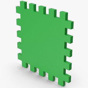 3D Green Playground Puzzle