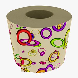 3D model Toilet Paper 04