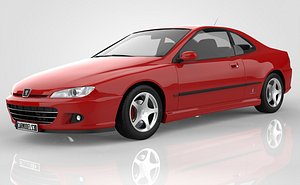 3D Peugeot 406 Coupe 2004