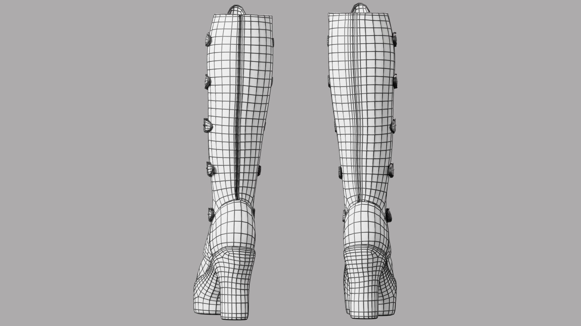 3D Lolita BootsV2 Model - TurboSquid 2026502