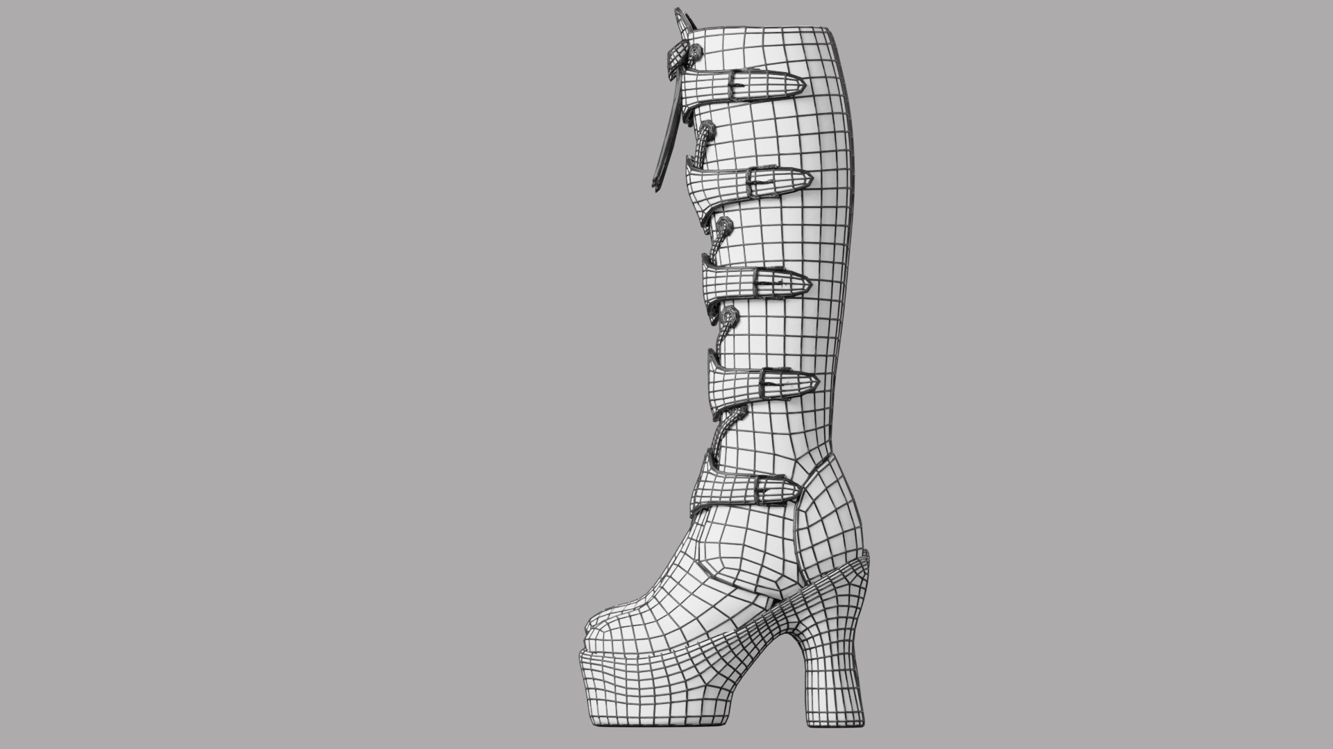 3D Lolita BootsV2 Model - TurboSquid 2026502