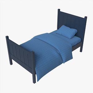 Pottery Barn Kids Camp Twin Bed 3D model