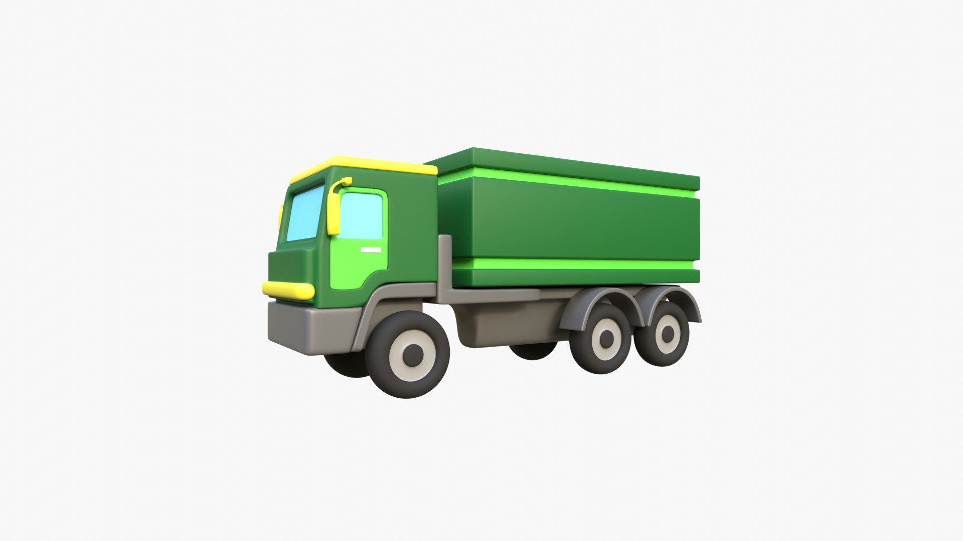3D Container Truck - TurboSquid 2245848
