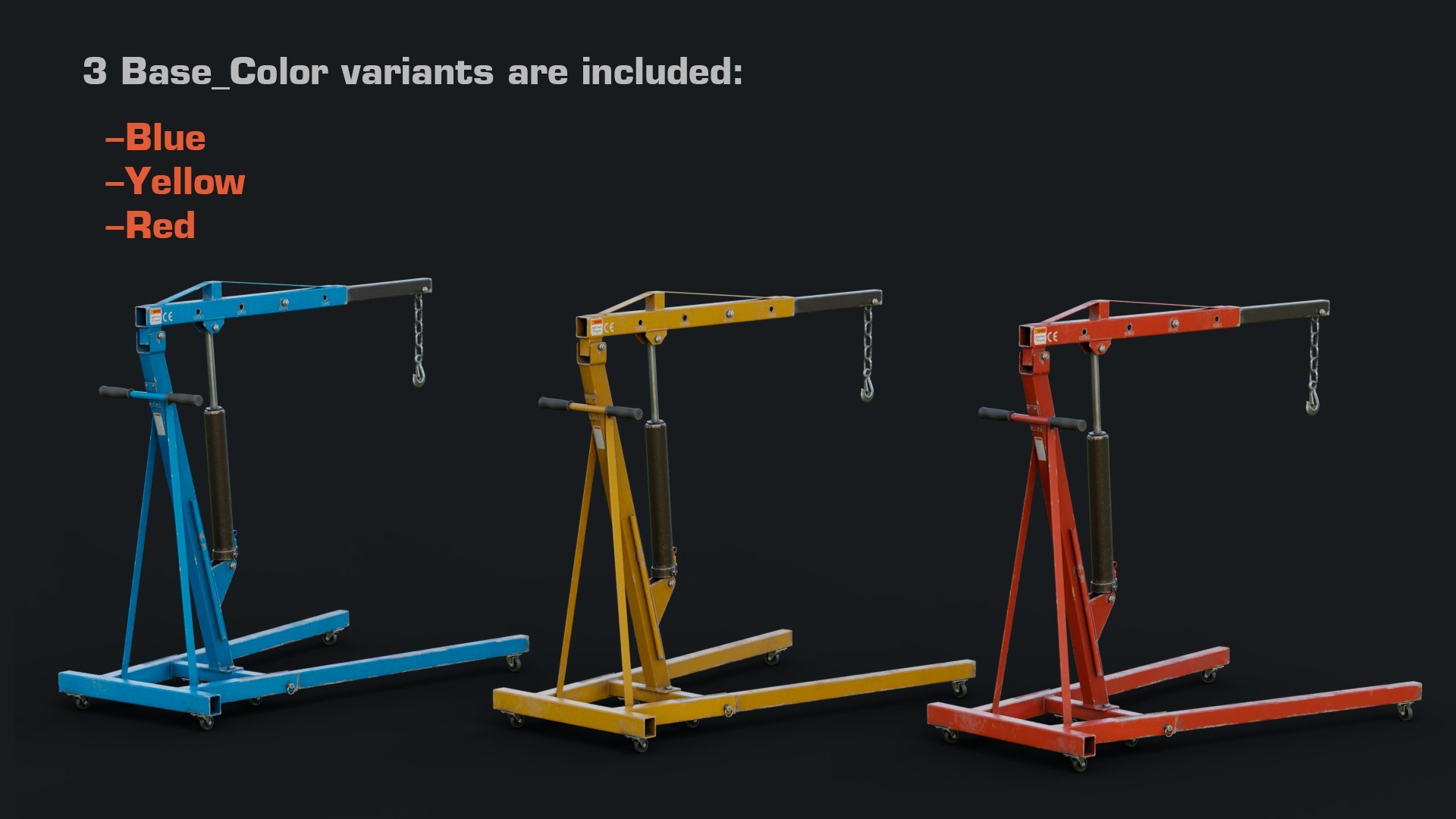 3D Industrial Car Crane Bundle Realtime model https://p.turbosquid.com/ts-thumb/qt/fzSlZI/id/color/jpg/1745649727/1920x1080/fit_q87/c0bad96c1d867ecbb5c8e11e977ad48671031bd7/color.jpg