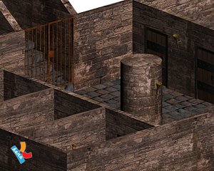 dungeon 3d model