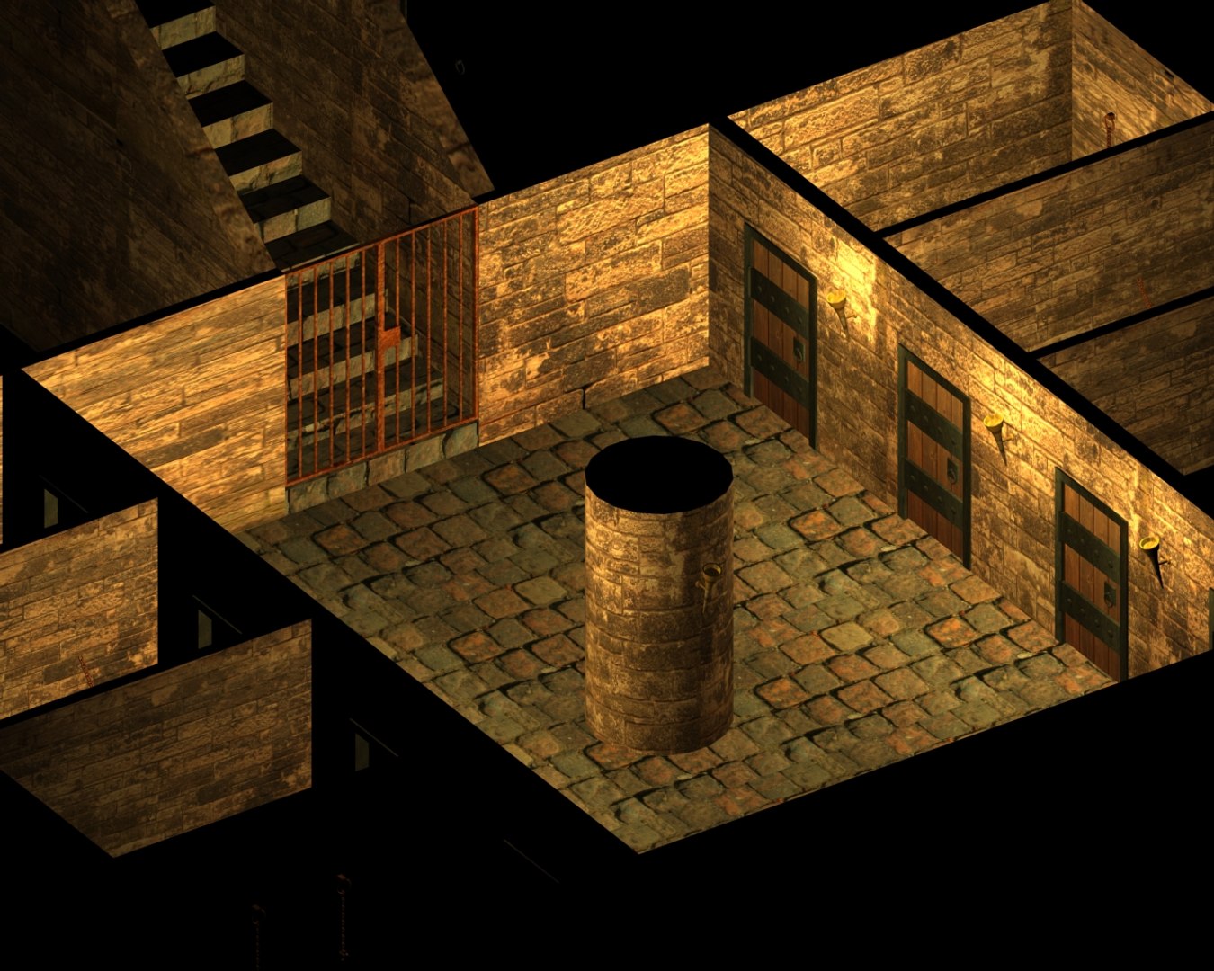 dungeon 3d model