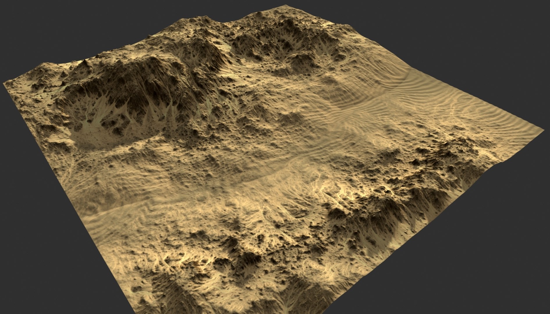 Terrain Ready Scene 3D - TurboSquid 1190497