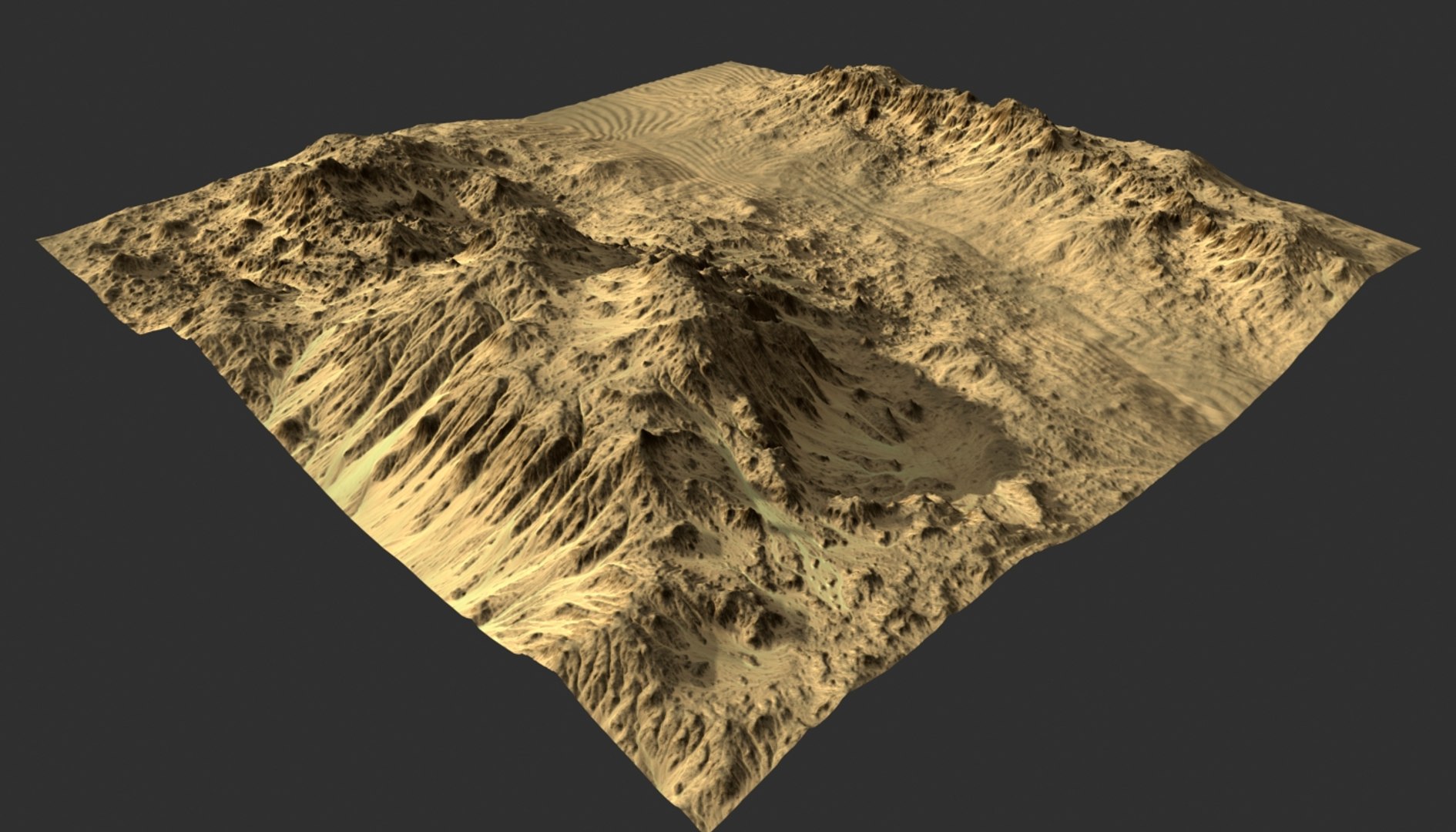 Terrain Ready Scene 3D - TurboSquid 1190497