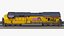 Train GE ES44AC Locomotive and Tank Car Union Pacific Railroad