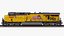 Train GE ES44AC Locomotive and Tank Car Union Pacific Railroad