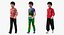 Colección Rigged Asian Child Boys