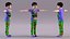 Colección Rigged Asian Child Boys