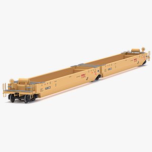 Double Stack Railcar TTX 3D model
