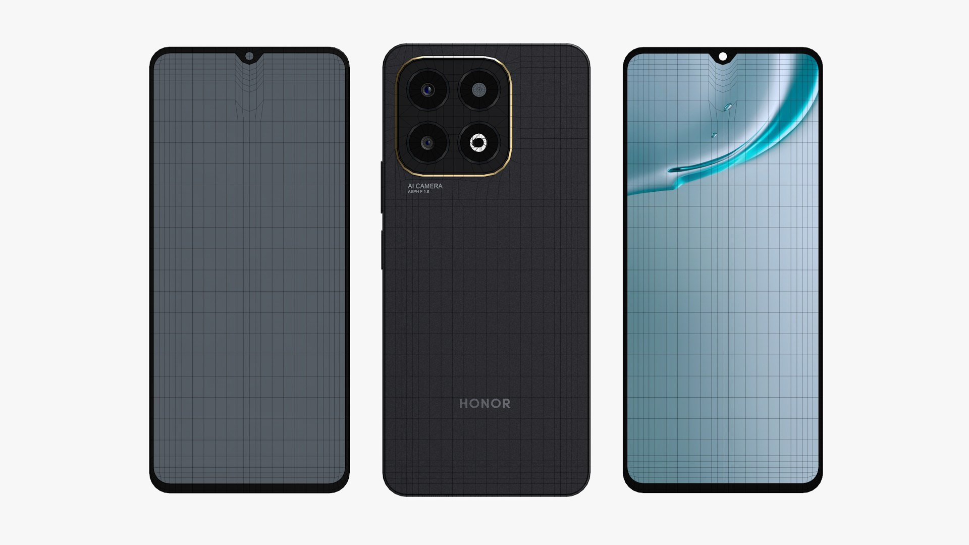 Coque Noire Effet Léopard Pour Honor X6B – Motif Fourrure, Hydrogel, Neuve