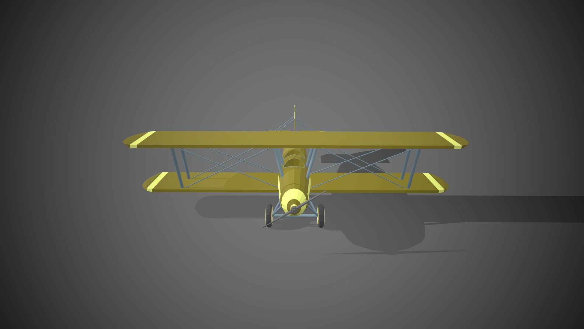 3D model airplane08 low-poly - TurboSquid 1581398