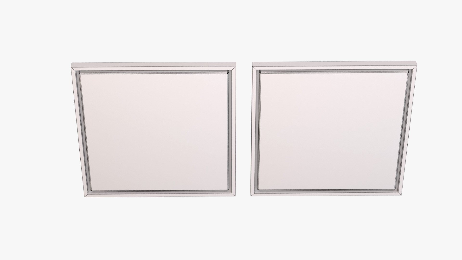 modern art canvas inset 3d max