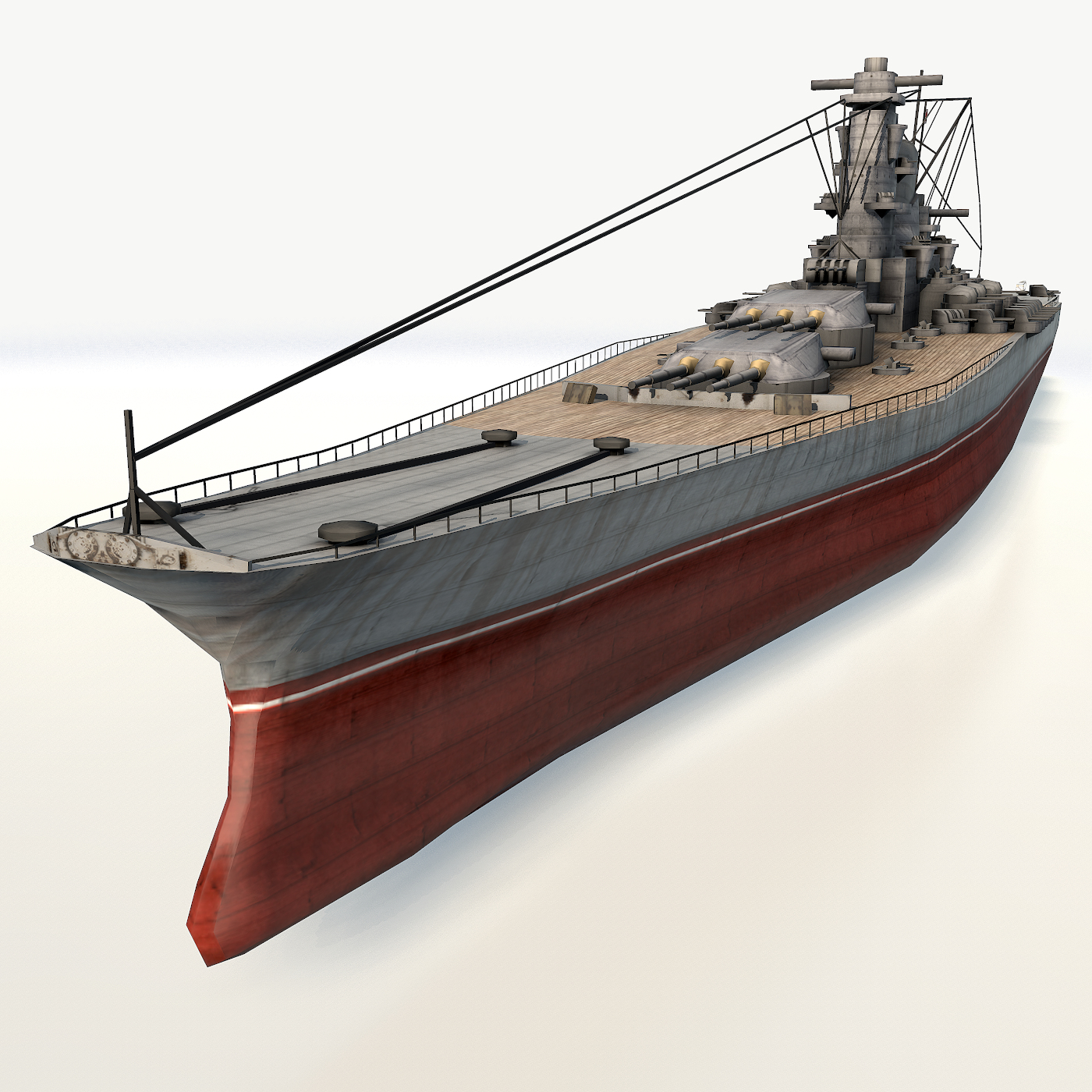 yamato ship battleships 3d 3ds