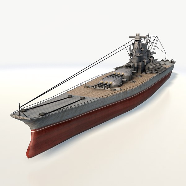 yamato ship battleships 3d 3ds