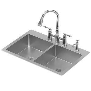 MOEN kitchen sink GS202684 3D model