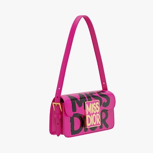 Miss Dior Pink Bag 3D model