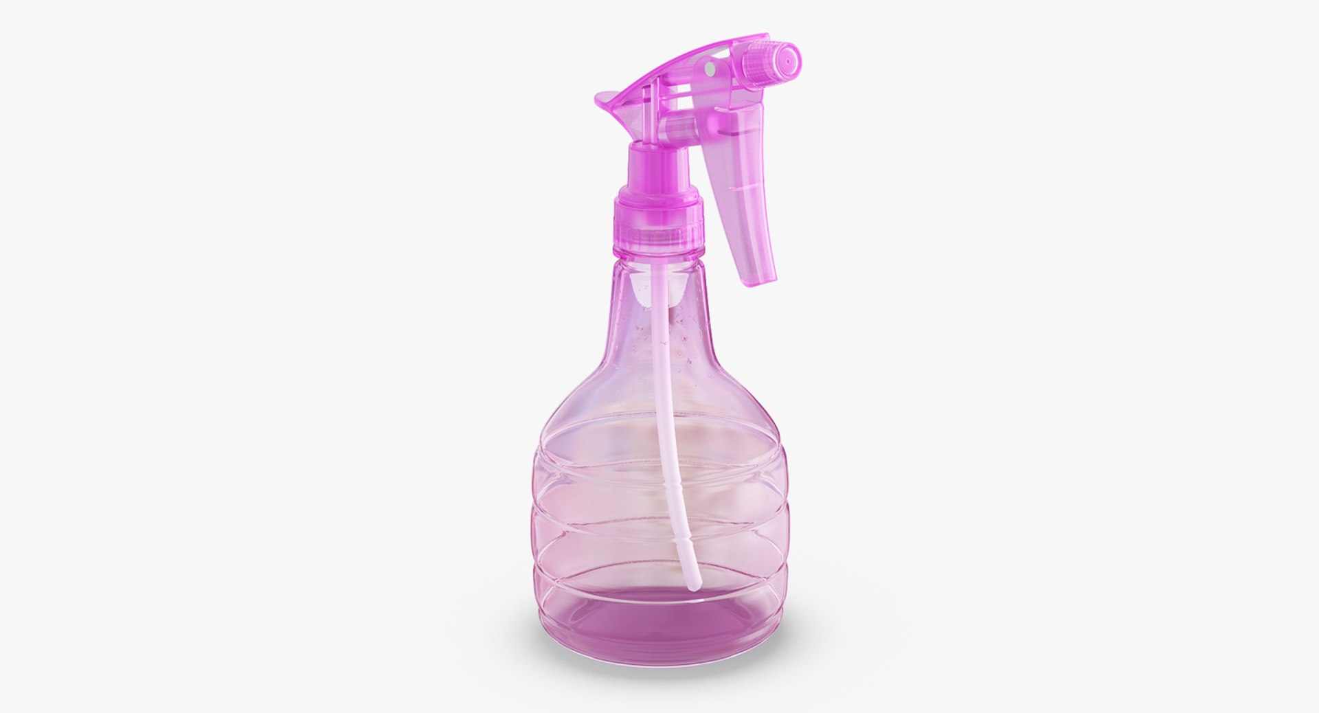 Empty Spray Bottle 3D model preview