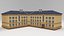 low poly apartment houses colection