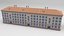 low poly apartment houses colection