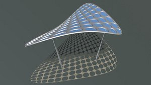 Parametric pavilion model 2348