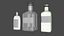 Victorian Medical Bottles Low-poly