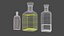 Victorian Medical Bottles Low-poly
