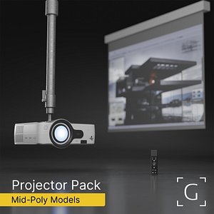 Office Projector Pack 3D