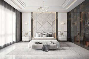 3D Bedroom Design 90 model