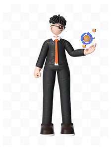 3D 3D stereoscopic clay wind model