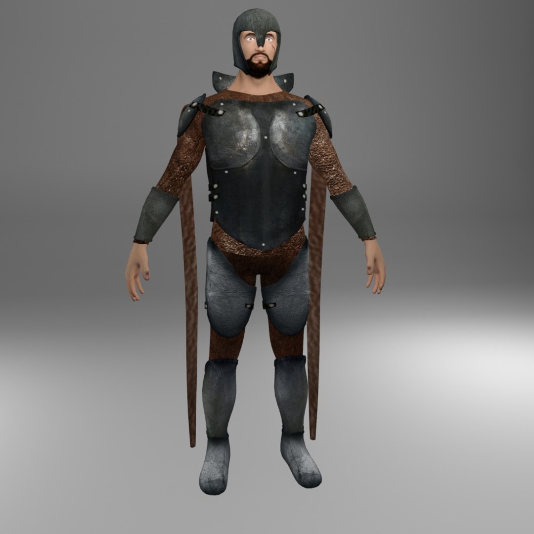 3ds Max Medieval Warrior