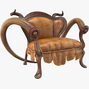 3D infernal furniture animal armchair model