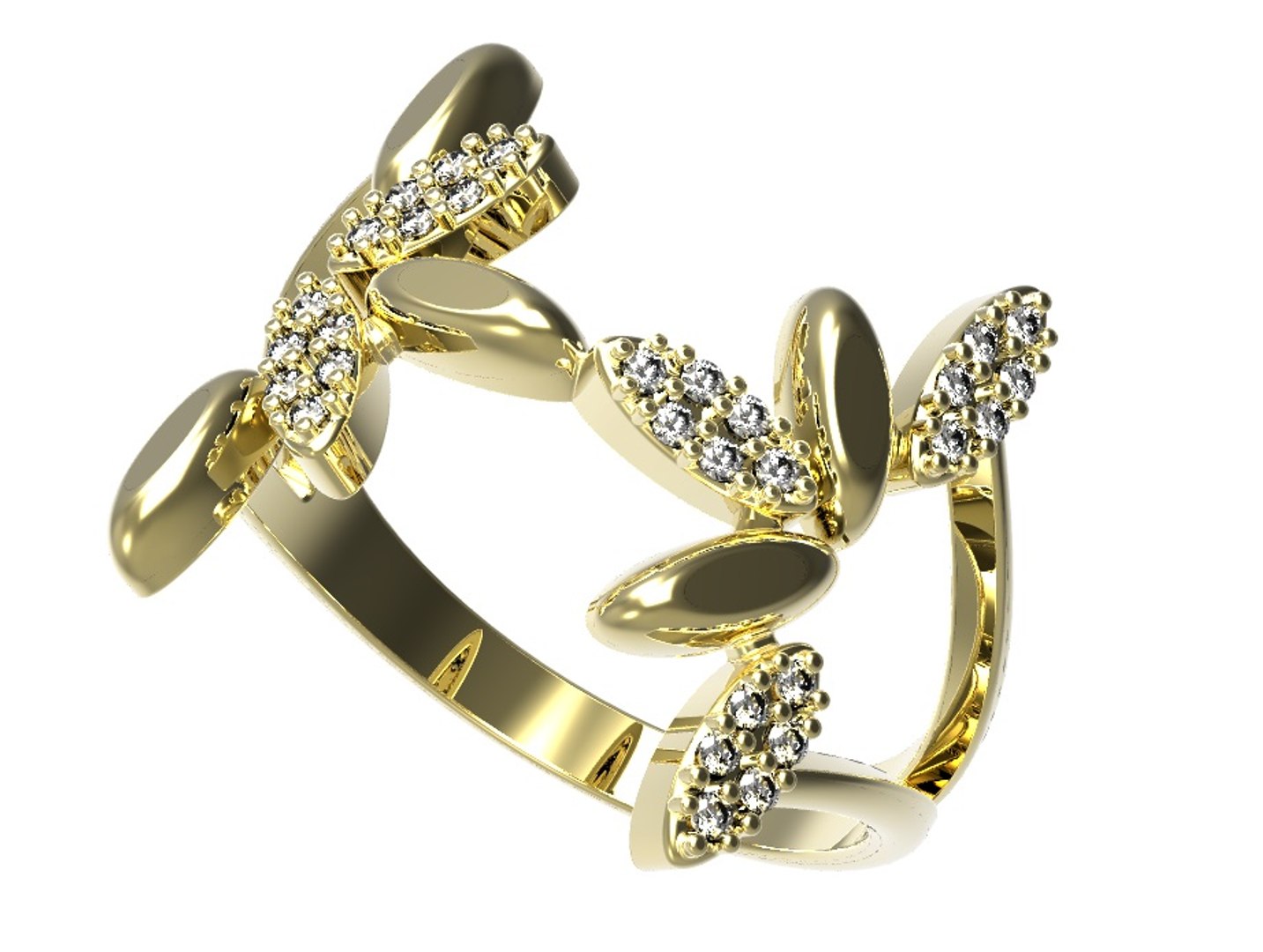 3d Gold Ring Model