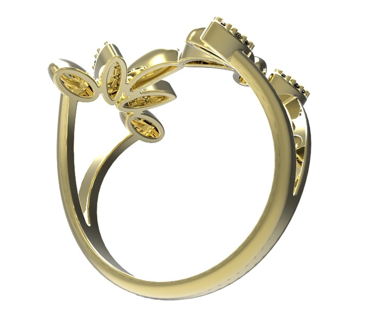 3d Gold Ring Model