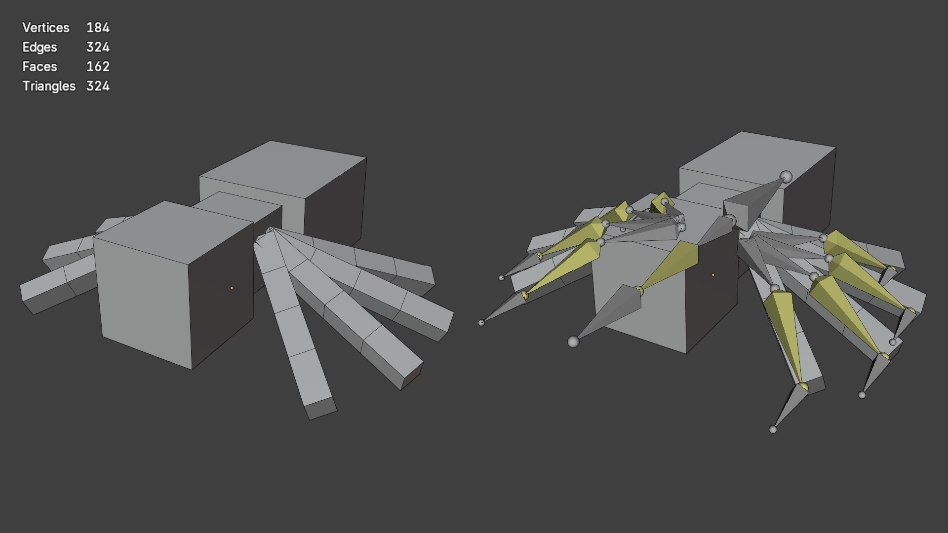 Minecraft Spider and Cave Spider Rigged 3D Model Bundle Game Ready 4K PBR 3D model https://p.turbosquid.com/ts-thumb/qu/my7WK9/N4/wire/png/1786442111/1920x1080/fit_q87/aacd2a517101534e6fdec12bd2d6fce1b4fe6ce8/wire.jpg