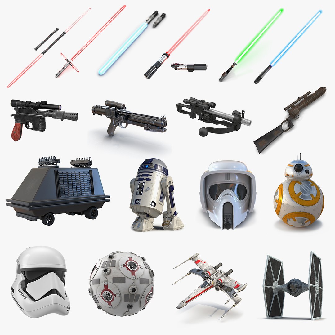 3D star wars 2 model https://p.turbosquid.com/ts-thumb/qu/naJLPf/0S0uCCEr/starwarscollection2mb3dmodel000/jpg/1540717354/1920x1080/fit_q87/83edb6dae20c3c3d6c8cb4b13fc3b5f36f89903f/starwarscollection2mb3dmodel000.jpg