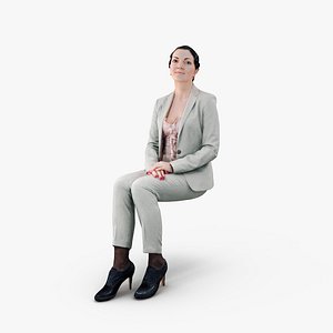 Casual Woman Sitting