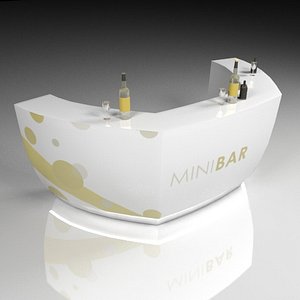 Mini Bar with LED Light