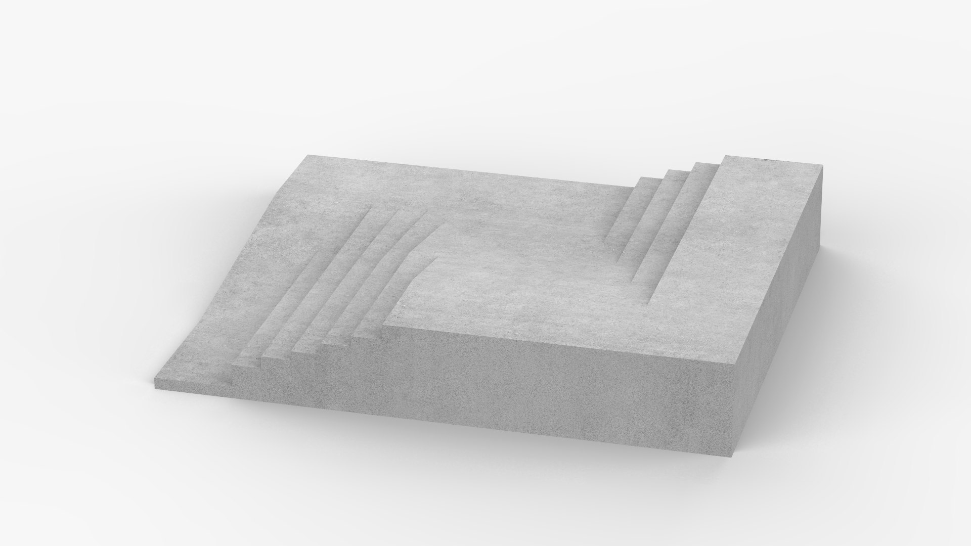 3D Model Staircase Ramp - TurboSquid 2292646