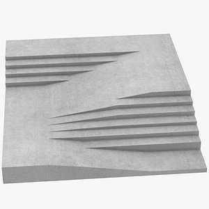 3D model Staircase Ramp