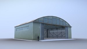 Airport Hangar SmallHangar 01 open