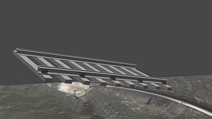 Rail de train 3D