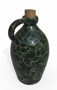 3D moonshine jug model