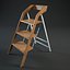 Vintage Usit Stepladder Chair 3-Step Version Set
