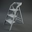Vintage Usit Stepladder Chair 3-Step Version Set