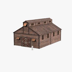 West Wild Barn 02 3D